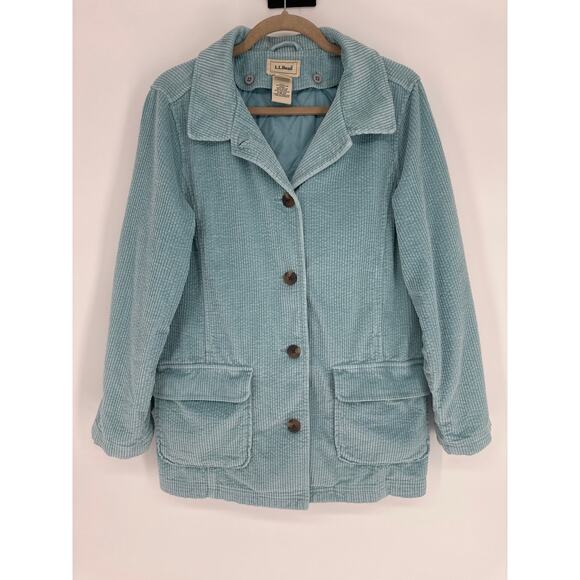 LL Bean Jackets & Blazers - Vintage L.L. BEAN Women’s Barn Corduroy Button Down Removable Lining Jacket